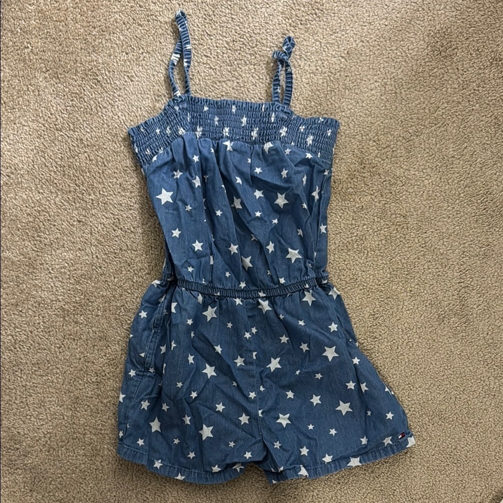 Tommy Hilfiger Girls Start Denim Romper